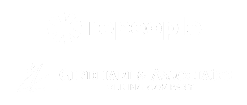 Logos de repeople y Girdhari & Associates Holding Company